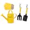 Red Toolbox Stanley Jr 4-Piece Garden Hand Tool Set With Gloves